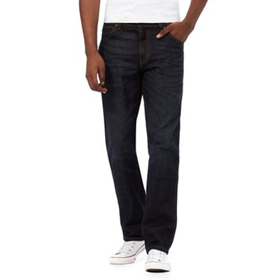 Wrangler Texas dark blue stretch straight fit jeans